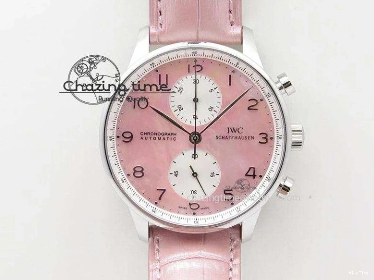 MIROTIME 0227 Seasonal Portuguese Tourbillon IW5463 SS ZF Best Edition Blue Dial on Black Leather Strap 7171